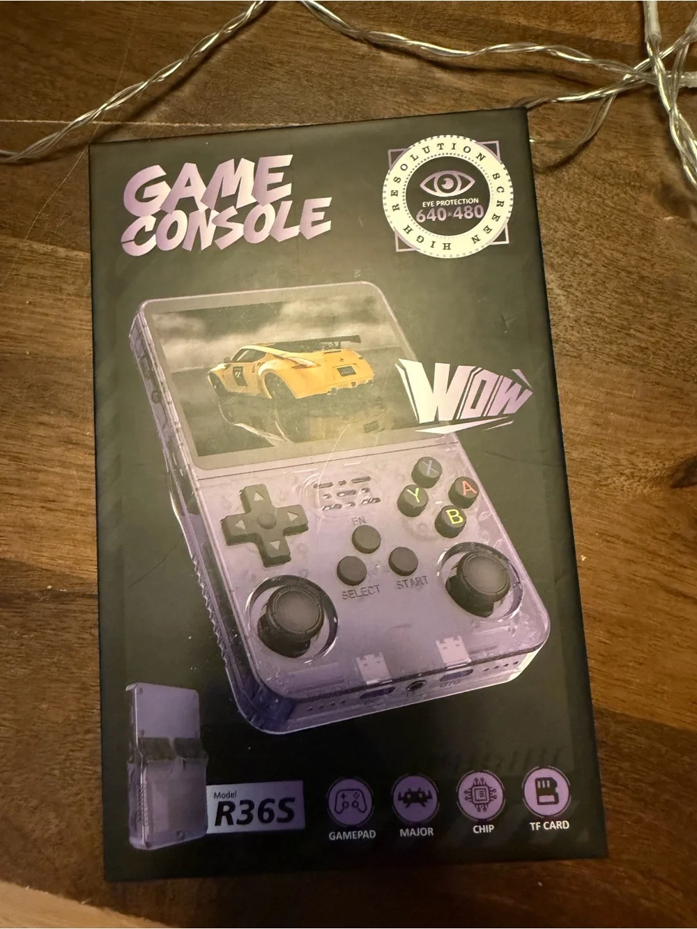 Retro Handheld Game Console - Red